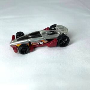 Hot Wheels Carbide 2014 Silver #02 Sports Race Car Mattel 1:64 Diecast Used